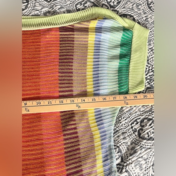 Desigual Vintage Y2K Colorful Striped Knit Dress M/L - Picture 7 of 11